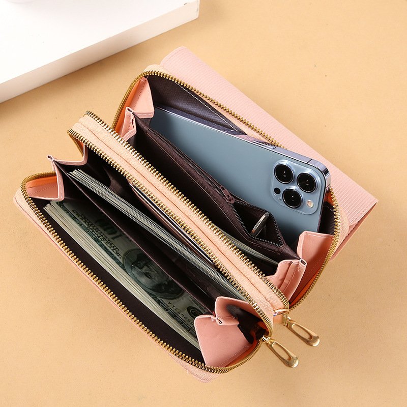 Multi-functional Crossbody Bag Mid-length Clutch And Coin Purse - Image 9