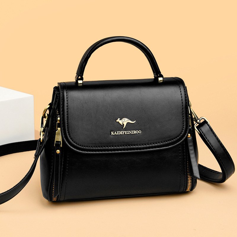 Retro High-end Textured Tote And Shoulder Bag - Image 2