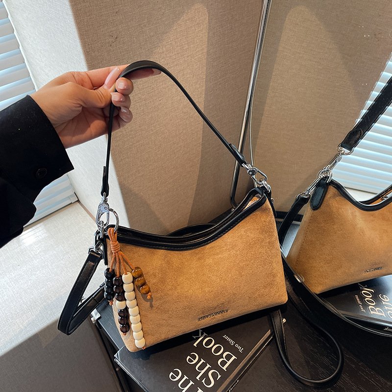Korean-style Solid-Color Minimalist Versatile ShoulderCrossbody Bag For Women - Image 4