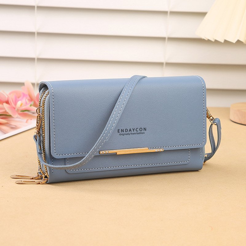 Multi-functional Crossbody Bag Mid-length Clutch And Coin Purse - Image 3