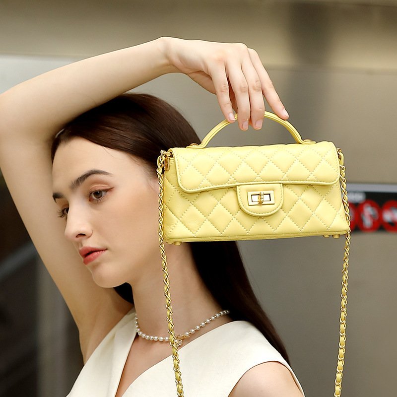 Light Luxury Fashion Womens Genuine Leather Shoulder Crossbody Bag - Image 2