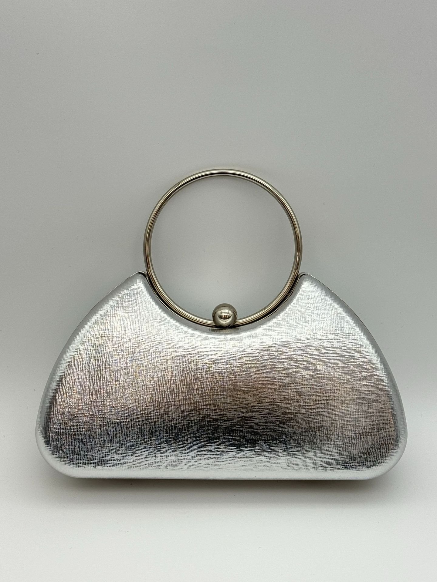 Women's Evening Clutch And Handbag, Minimalist Metal Frame Handbag, Fashion Party Bag - Image 4