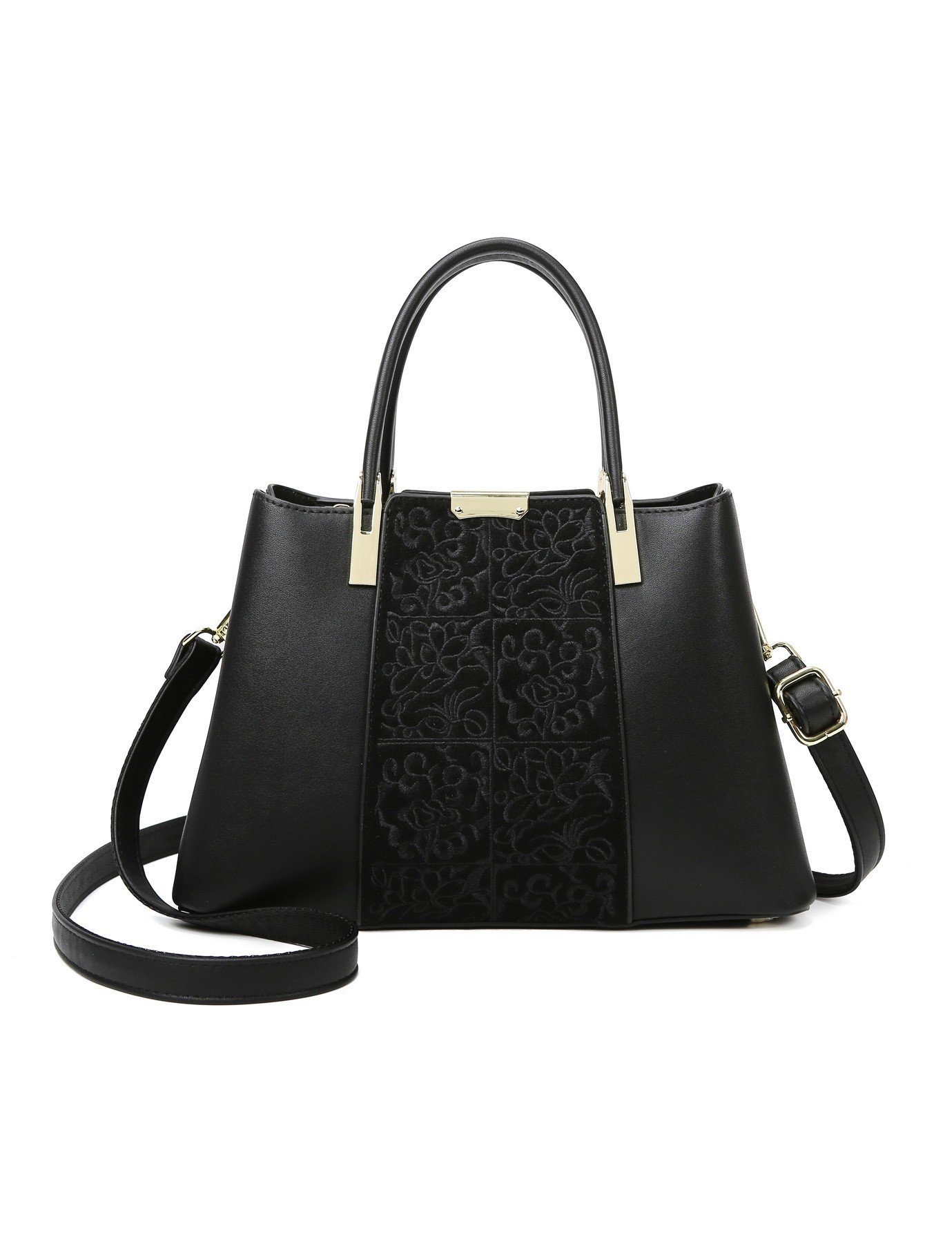 Womens Stylish High-Capacity Shoulder And Crossbody Bag - Image 3