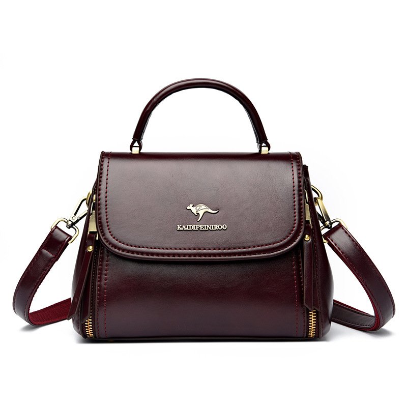 Retro High-end Textured Tote And Shoulder Bag - Image 7
