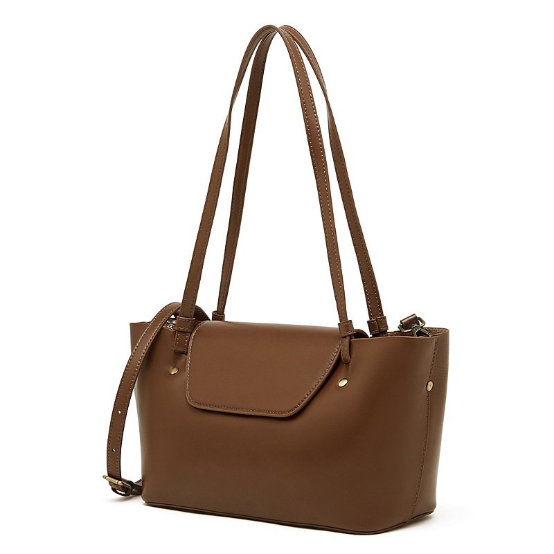 Korean-style Fashionable All-match Womens Leather Shoulder Bag - Image 3