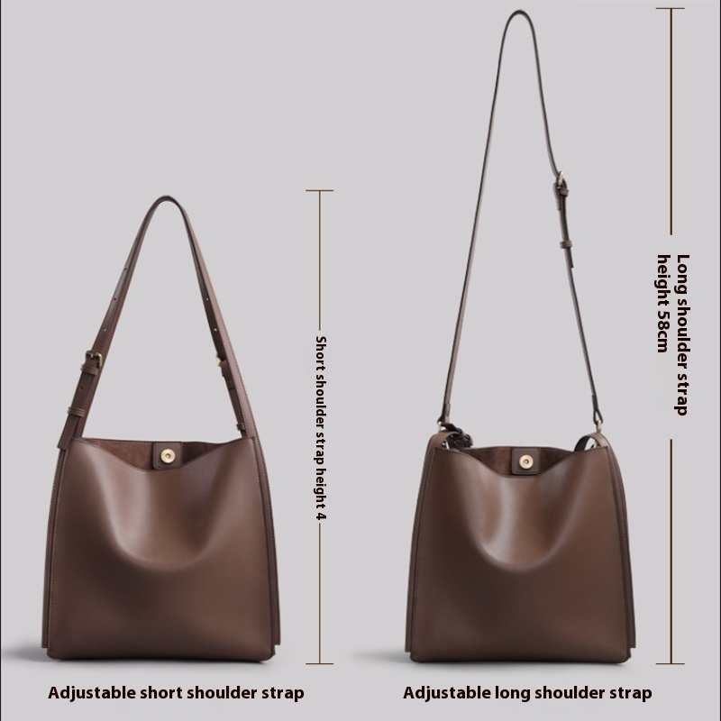New Genuine Leather Commuter Large Capacity Women's Bag - Image 4