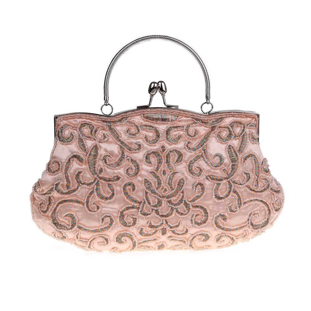 Handmade Bead Embroidery Retro Dinner Dress Banquet Bag - Image 3