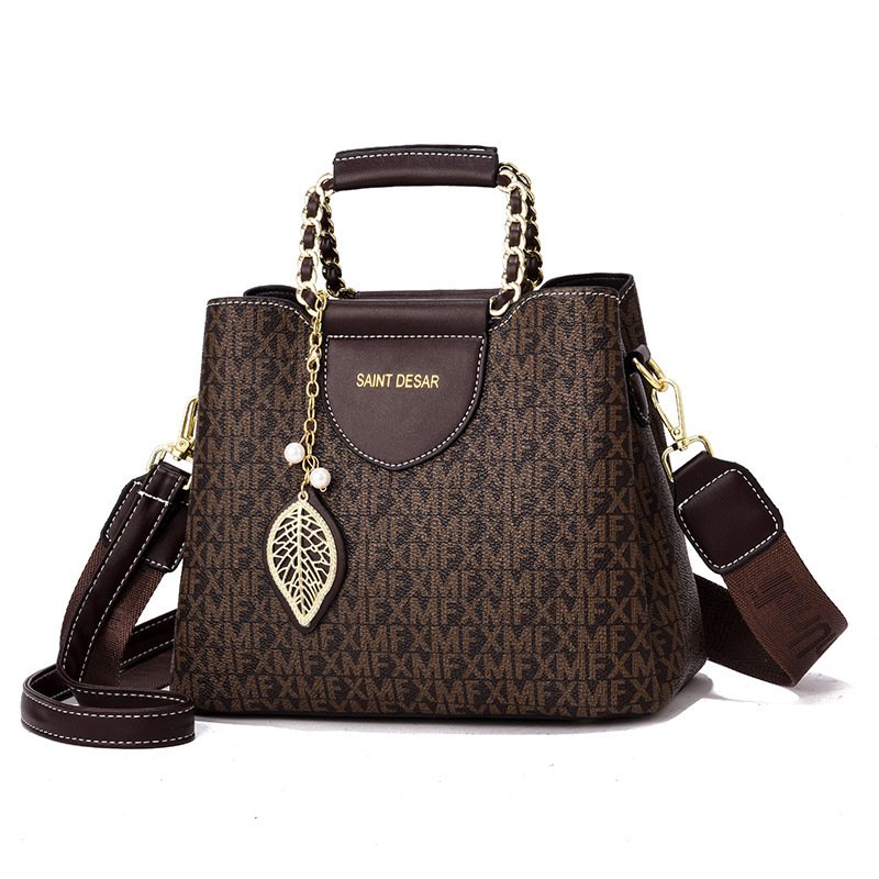 Women's Vintage Fashion Print Handbag - Image 3