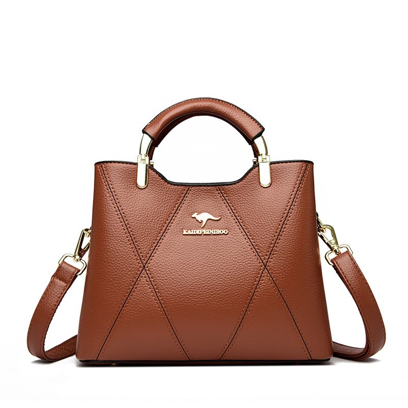 Womens Versatile High-Capacity Tote And Shoulder Bag - Image 3