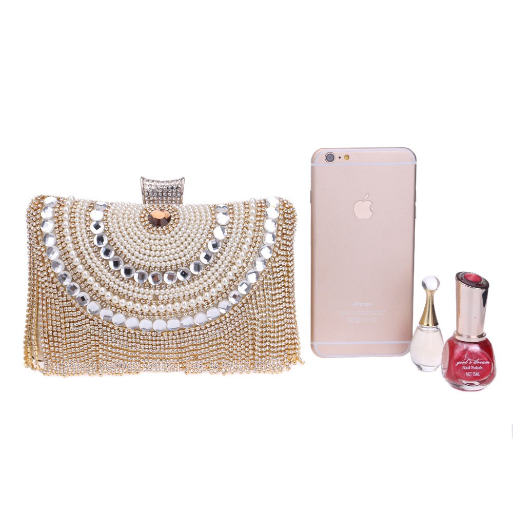 Ladies Banquet Bag Tassel Evening Bag - Image 5