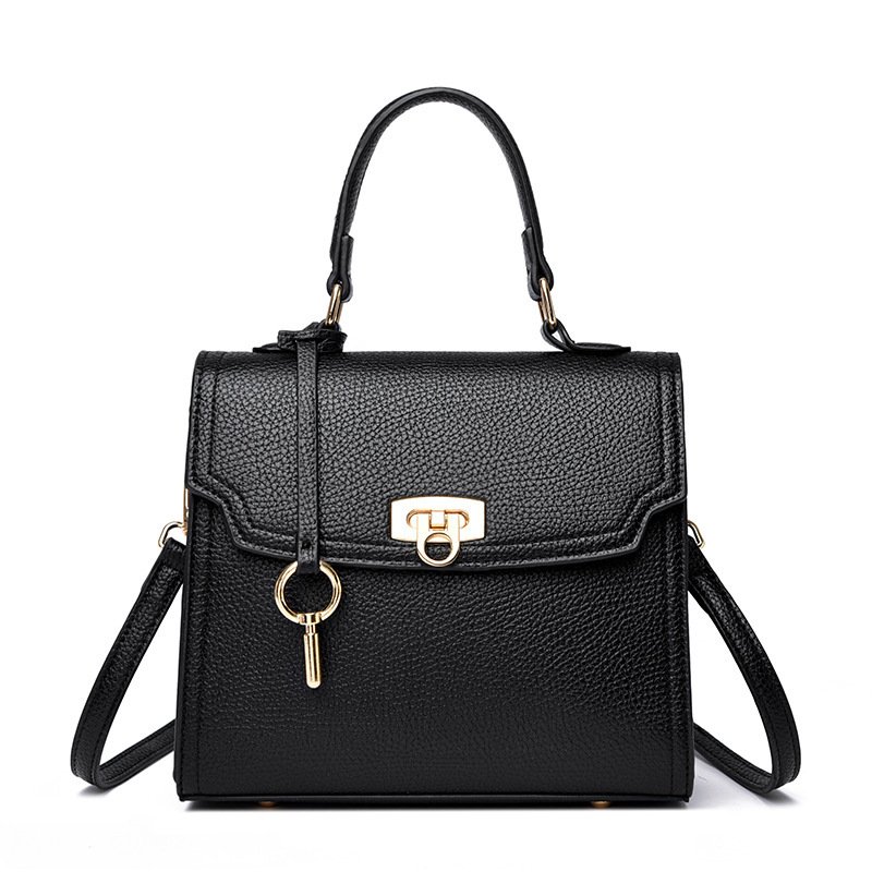 Women's Solid-Colored Casual Large-Capacity Handbag Crossbody Bag - Image 5