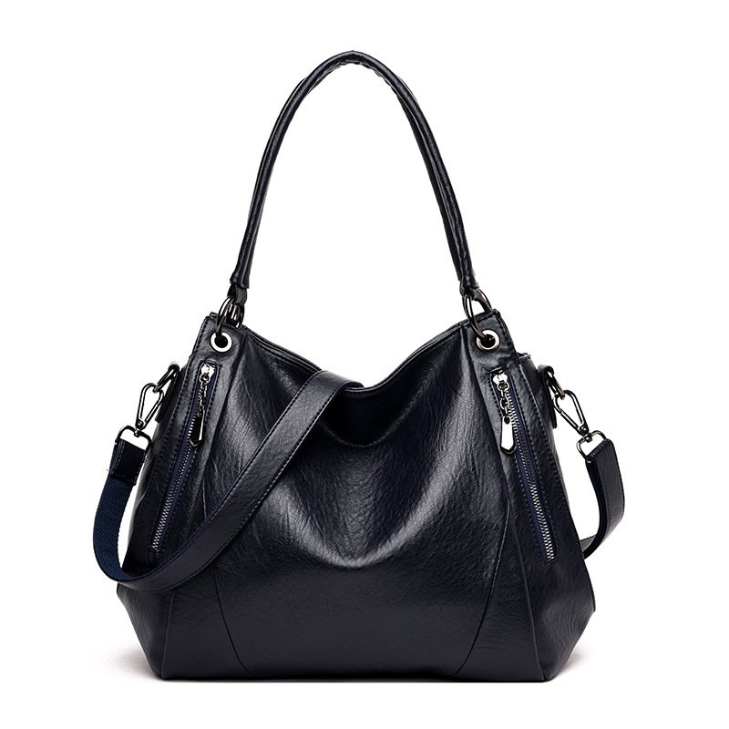 New Spring Large Capacity Soft Leather Mother Crossbody Big Bag - Image 6