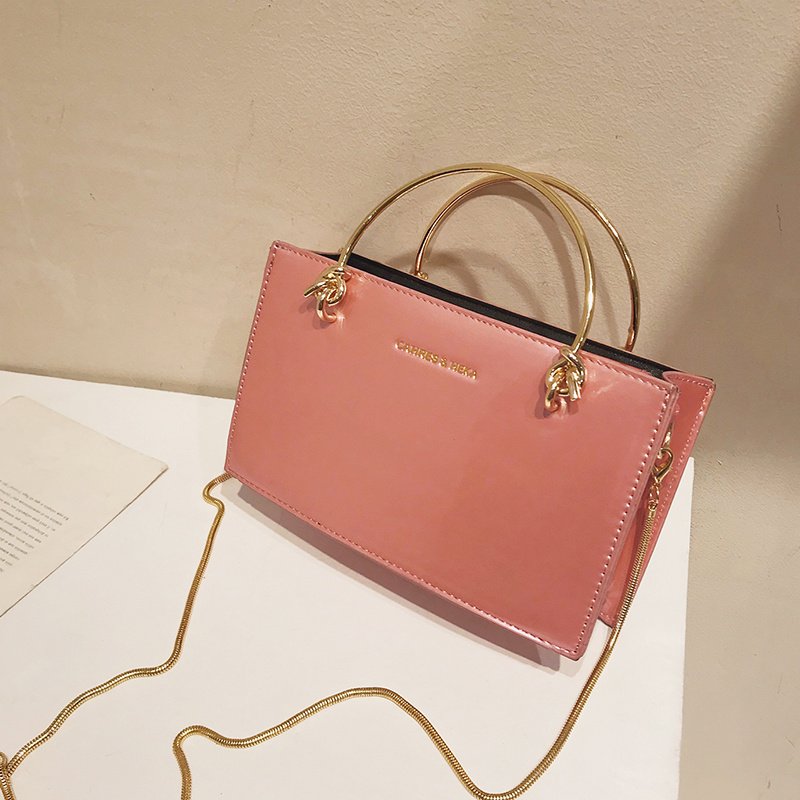 One Shoulder Messenger Fashion Chain Small Square Bag - Image 2