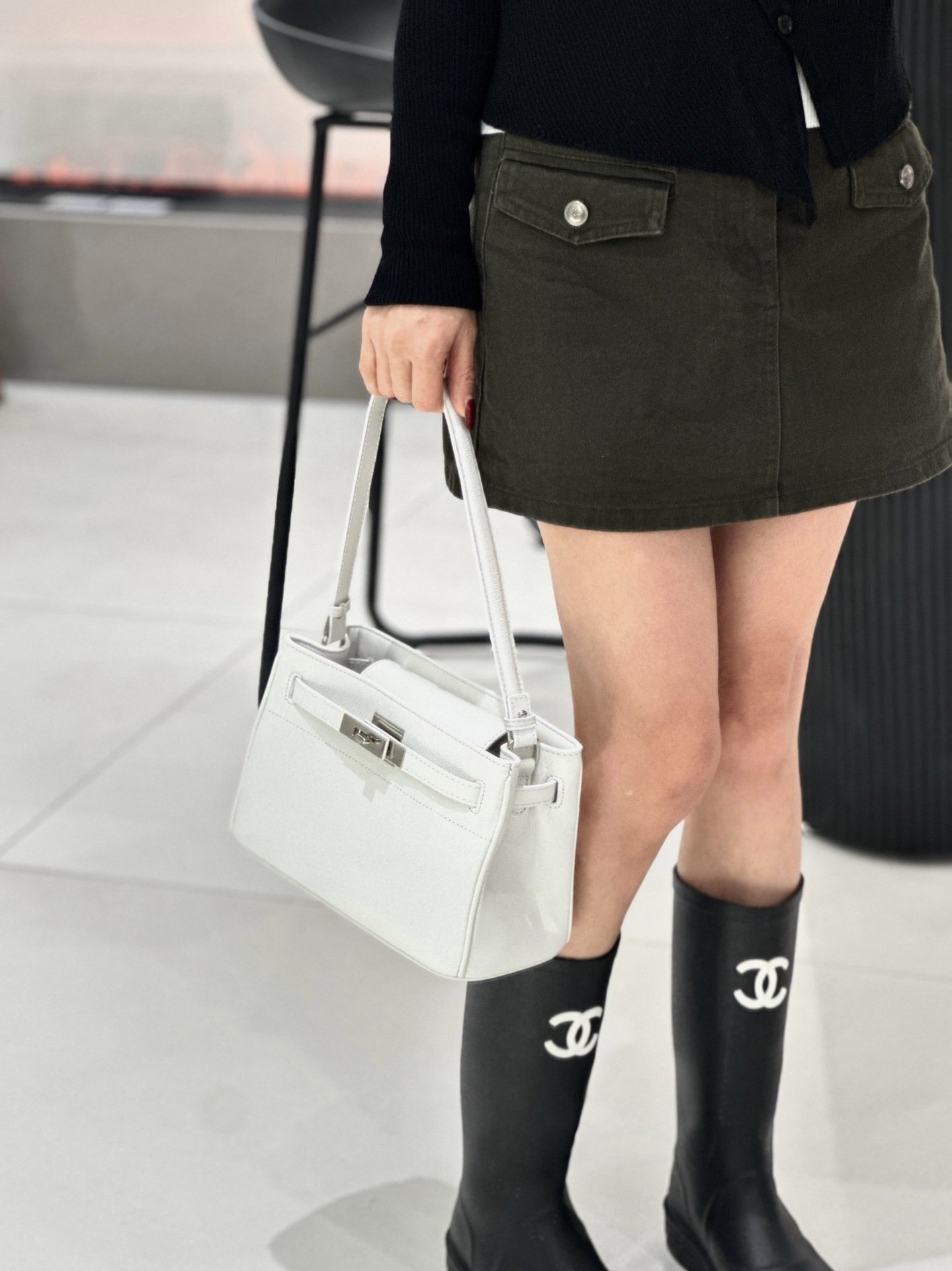 New Genuine Leather Women's Bag, High-end Kelly Style, Top-grain Cowhide, Single Shoulder, Birkin-style, Perfect For Work And Underarm Wear - Image 2