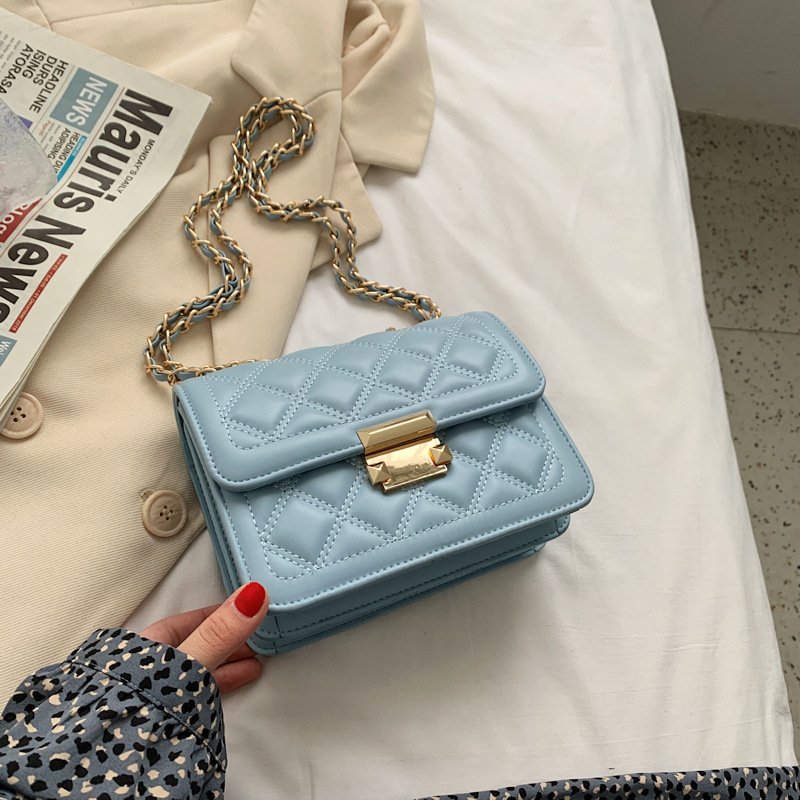 Fashion Ladies Rhombic Chain Shoulder Bag - Image 2