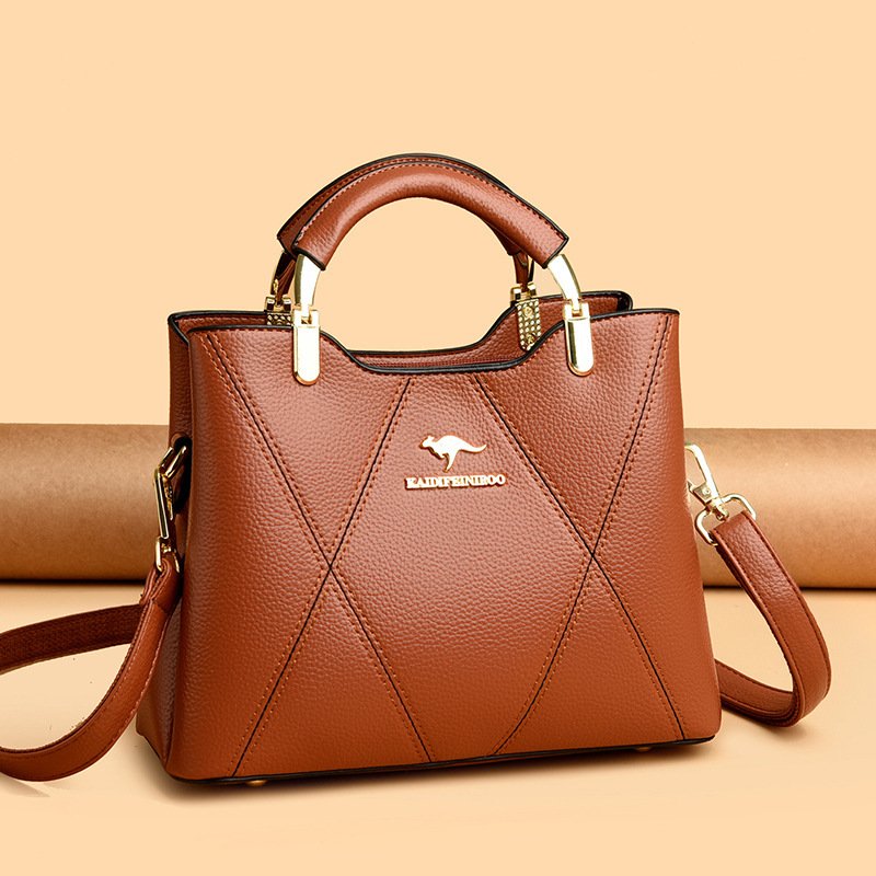 Womens Versatile High-Capacity Tote And Shoulder Bag - Image 5