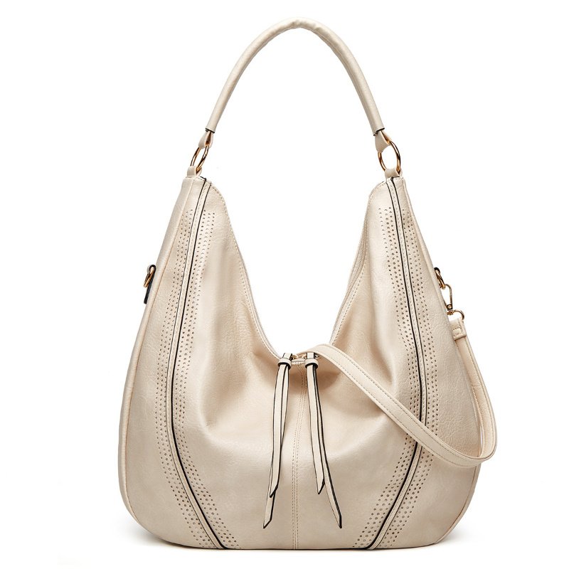New Trend Retro Large Capacity Tote Shoulder Bag Tassel Hollow One-shoulder Casual Bag Women's Big Bag Casual Bag - Image 5