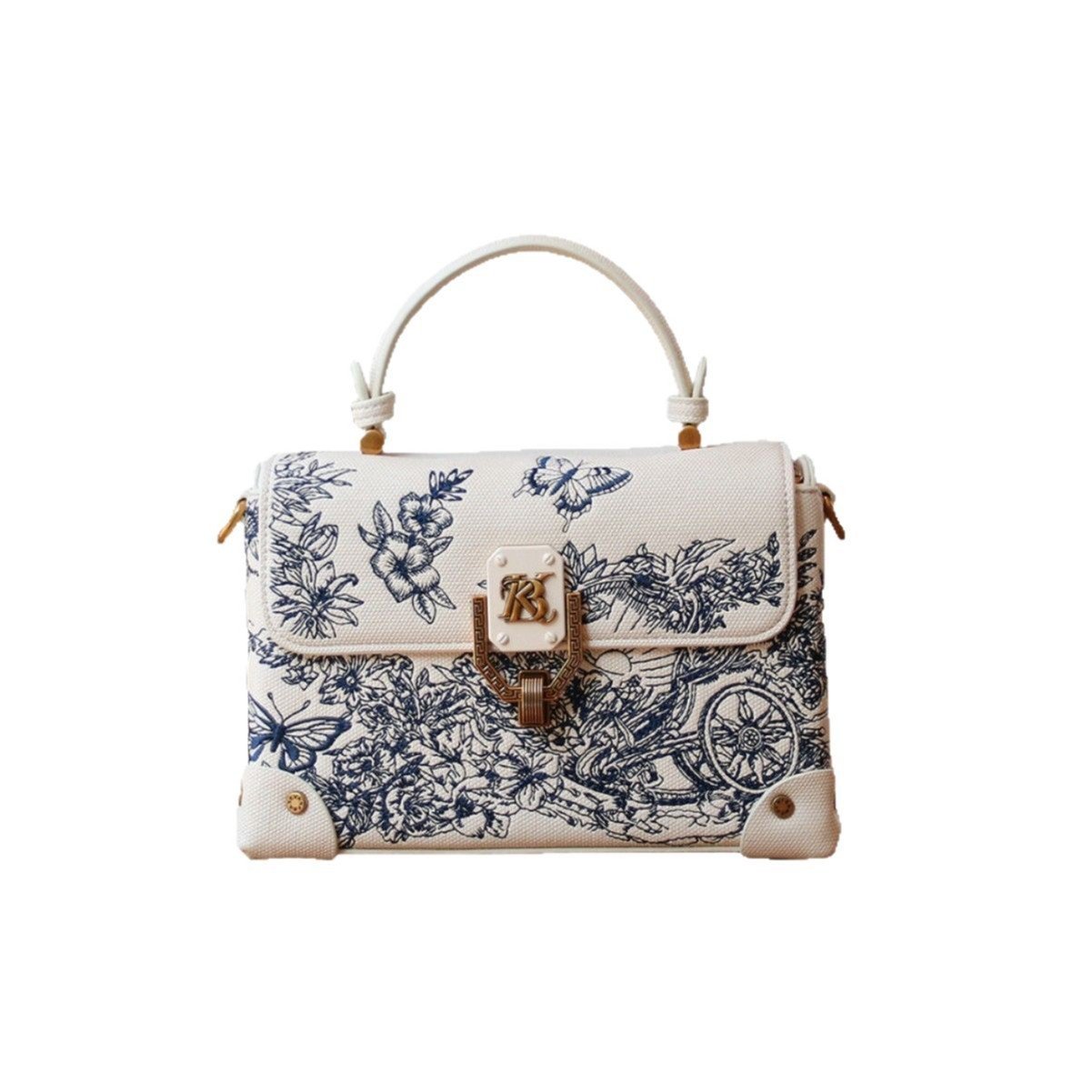 Light-luxury Intricately Embroidered Tote Shoulder Or Crossbody Bag For Women - Image 4
