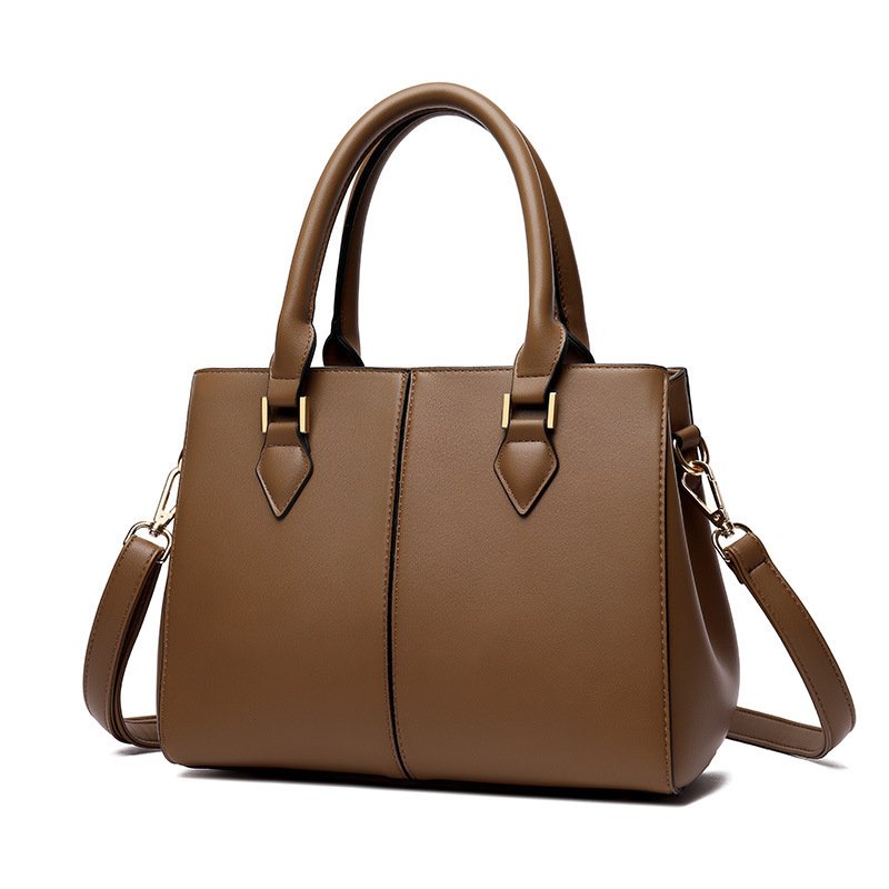 Womens Commuter Soft Leather Large-Capacity Crossbody Shoulder Bag - Image 6