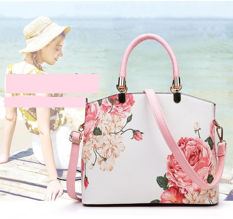 Printed One-shoulder Women's Messenger Bag - Image 7
