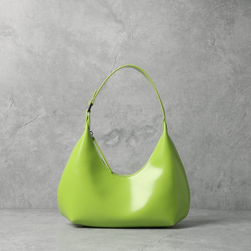Fashionable And Simple Armpit One-shoulder Portable Cowhide Bag - Image 3