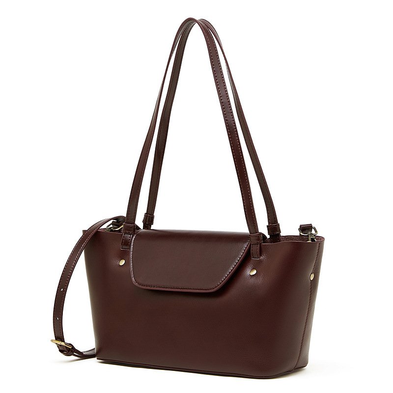 Korean-style Fashionable All-match Womens Leather Shoulder Bag - Image 2