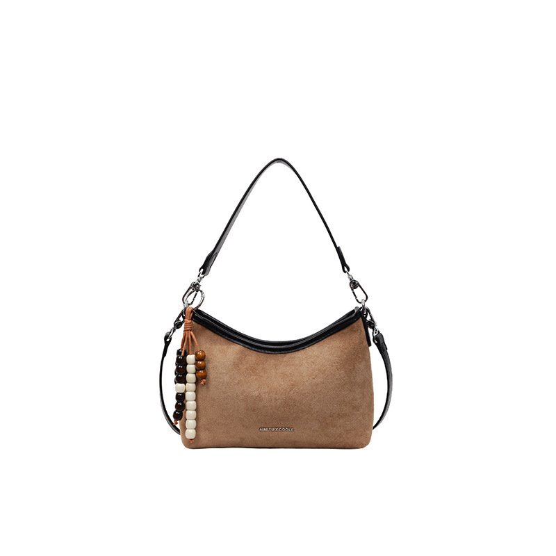 Korean-style Solid-Color Minimalist Versatile ShoulderCrossbody Bag For Women - Image 2