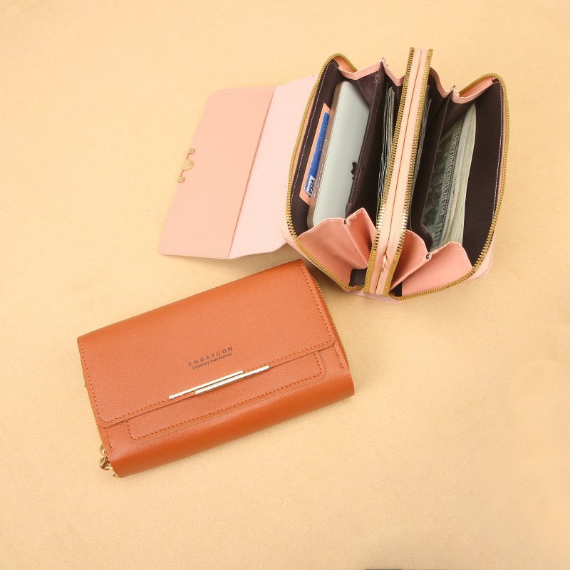 Multi-functional Crossbody Bag Mid-length Clutch And Coin Purse - Image 2