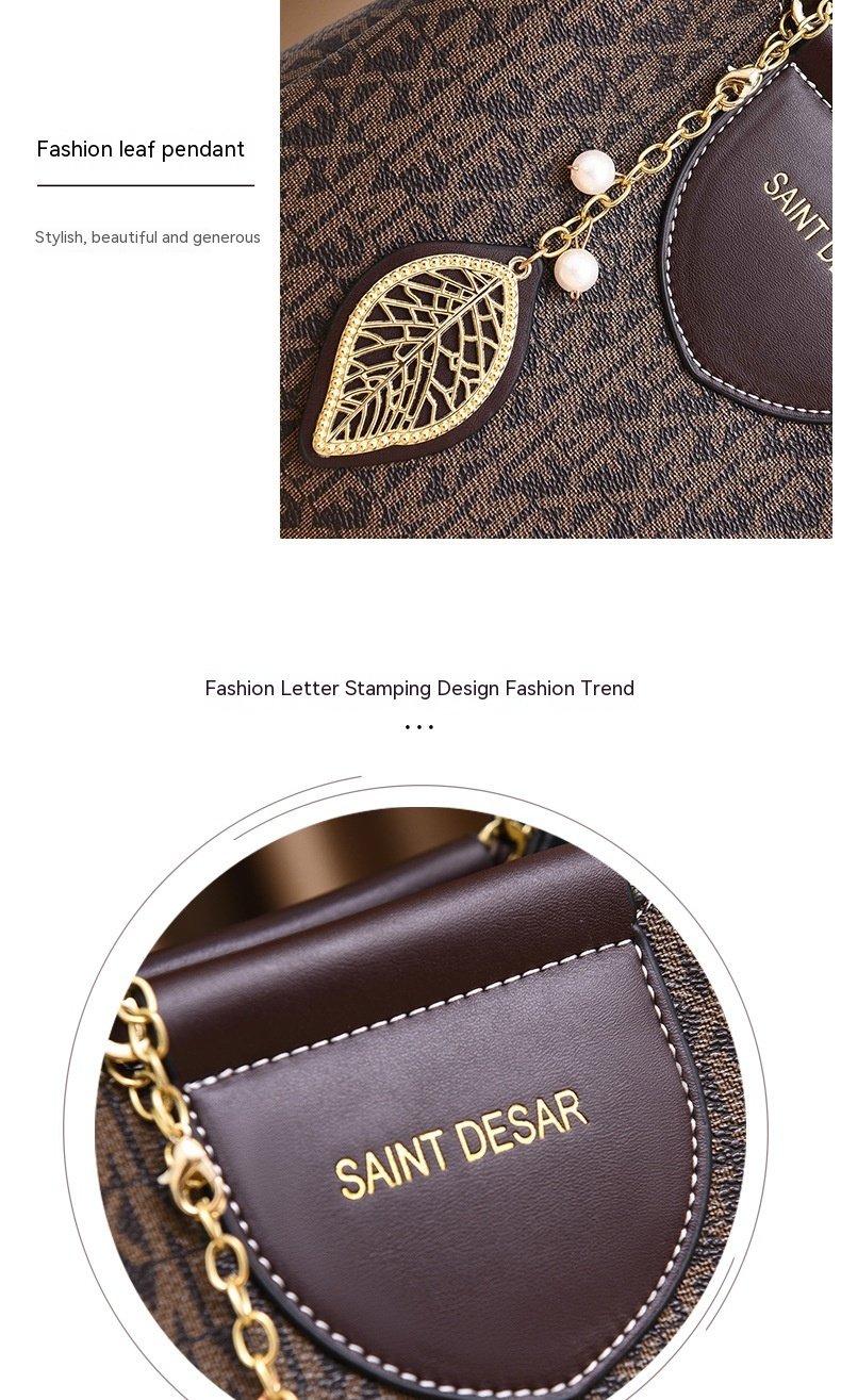 Women's Vintage Fashion Print Handbag - Image 10