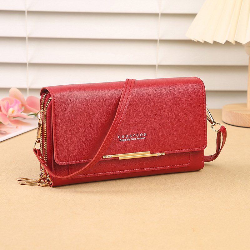 Multi-functional Crossbody Bag Mid-length Clutch And Coin Purse - Image 5