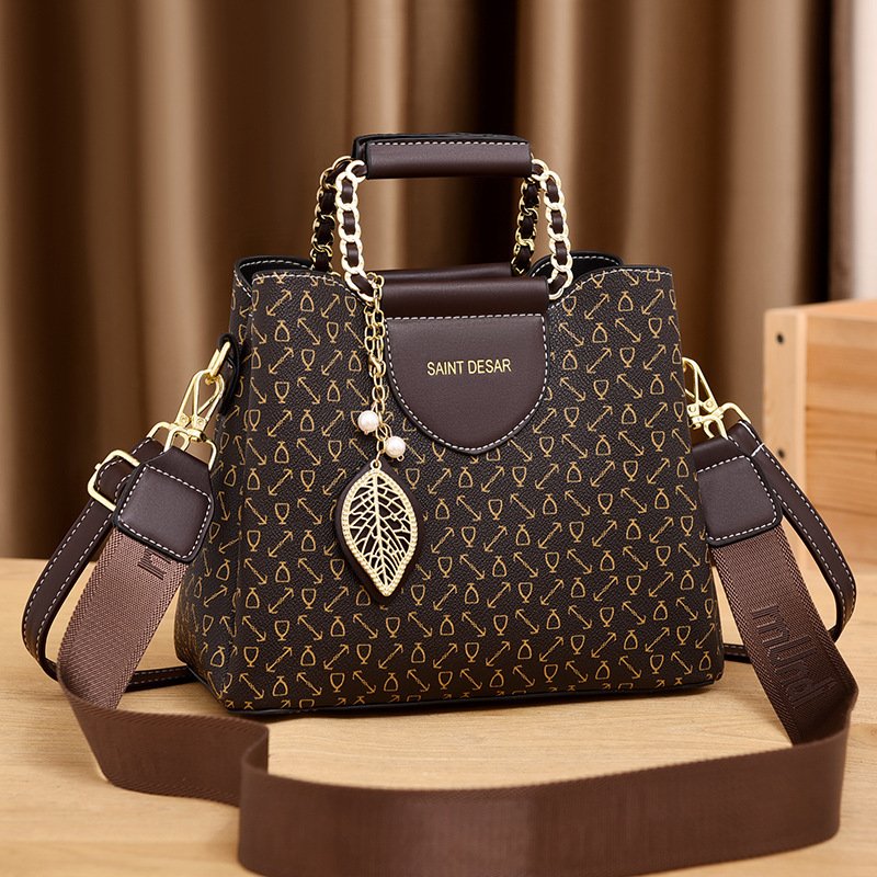 Women's Vintage Fashion Print Handbag - Image 2