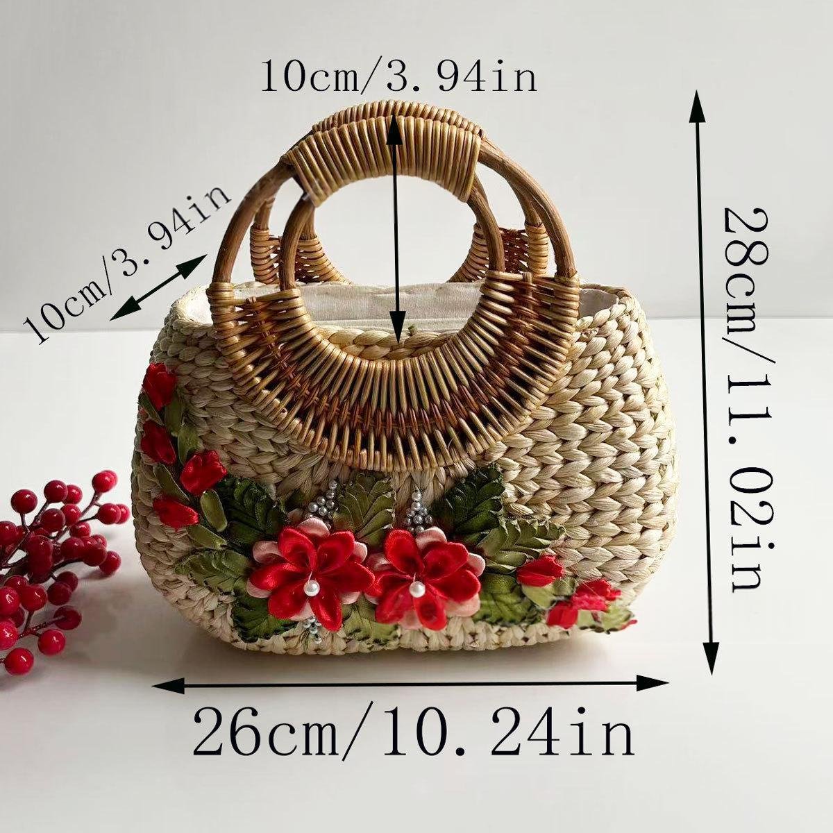 Straw Tote Bag For The Beach And Seaside - Image 6