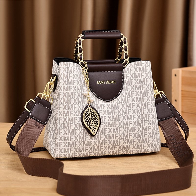 Women's Vintage Fashion Print Handbag - Image 6