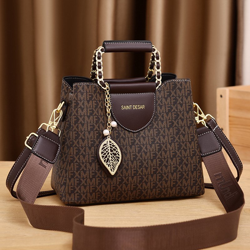 Women's Vintage Fashion Print Handbag - Image 9