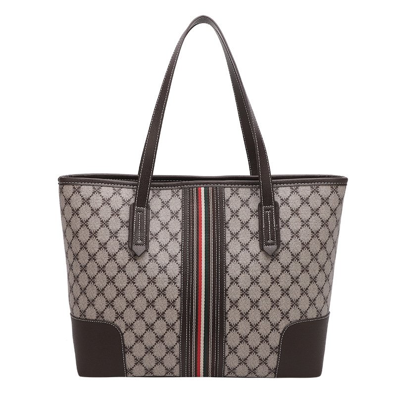 Korean Fashion Printed Tote Large Capacity Shoulder Bag - Image 2
