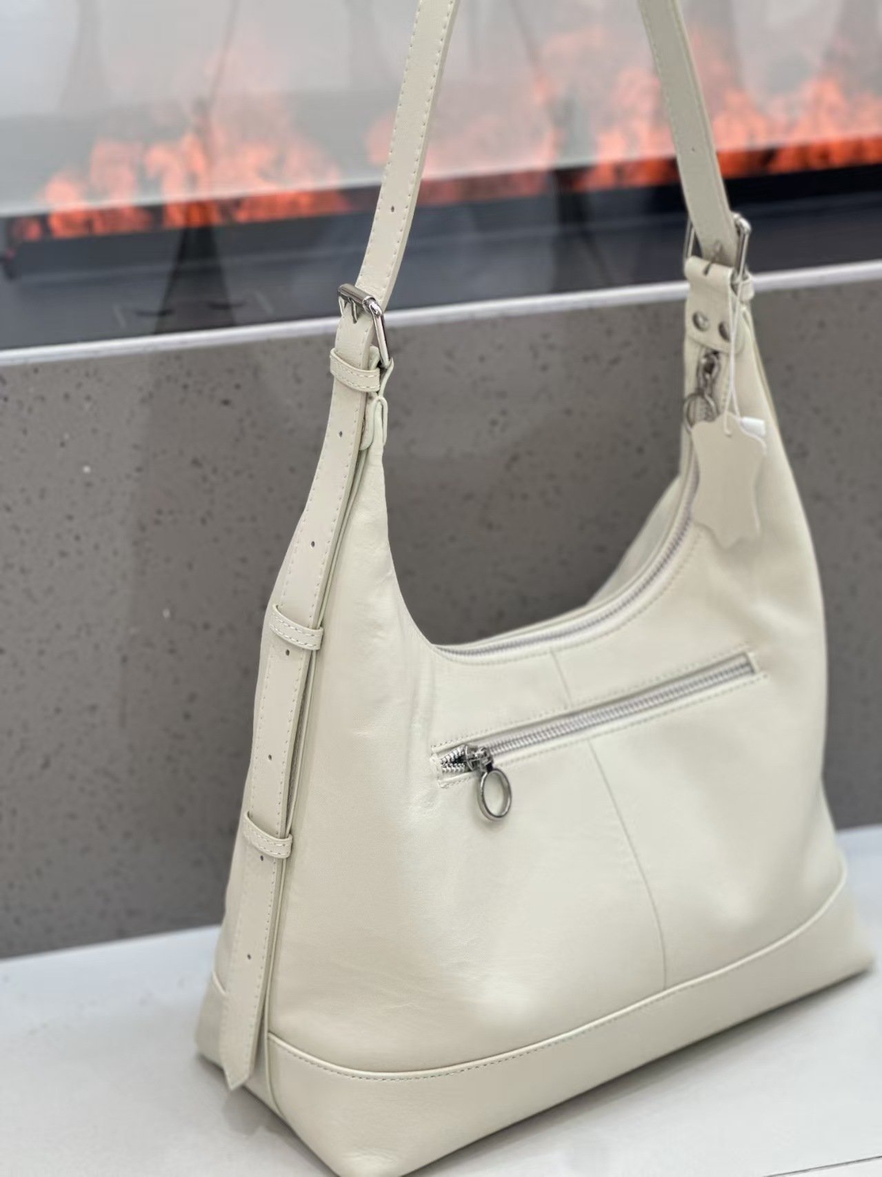 2026 New First-Layer Cowhide Underarm Bag For Women, Genuine Leather Shoulder And Crossbody Bag, Urban Simple Soft Leather Large Capacity Handbag - Image 8