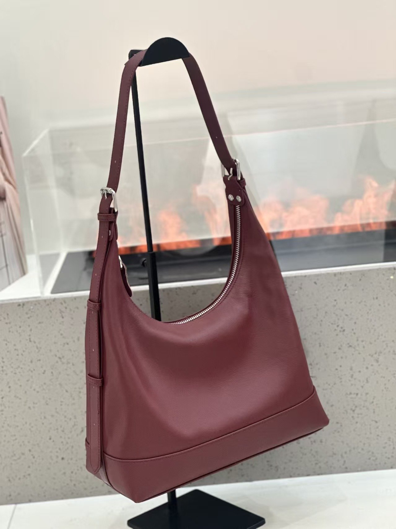 2026 New First-Layer Cowhide Underarm Bag For Women, Genuine Leather Shoulder And Crossbody Bag, Urban Simple Soft Leather Large Capacity Handbag - Image 3